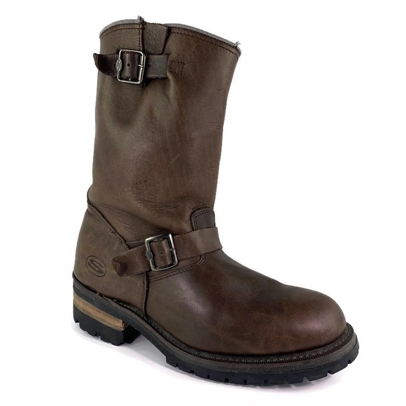 sketcher biker boots